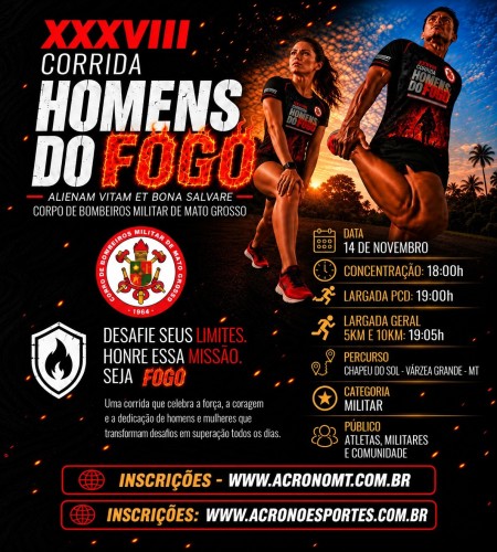 38ª CORRIDA HOMENS DO FOGO - EDIÇÃO - 2026