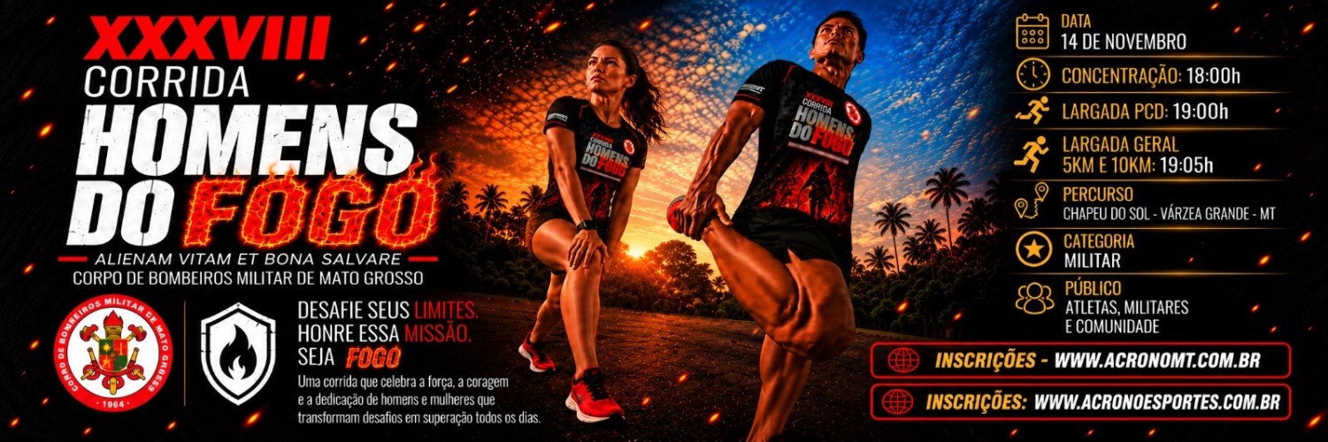 38ª CORRIDA HOMENS DO FOGO - EDIÇÃO - 2026