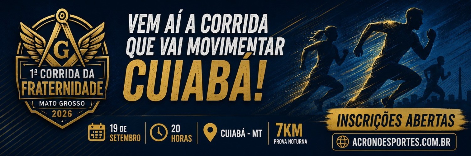 1ª CORRIDA DA FRATERNIDADE DE MATO GROSSO – 2026