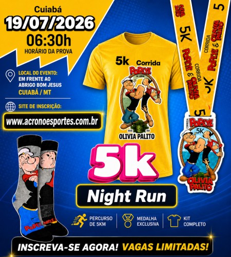 CORRIDA POPAYE & OLIVIA PALITO 5KM