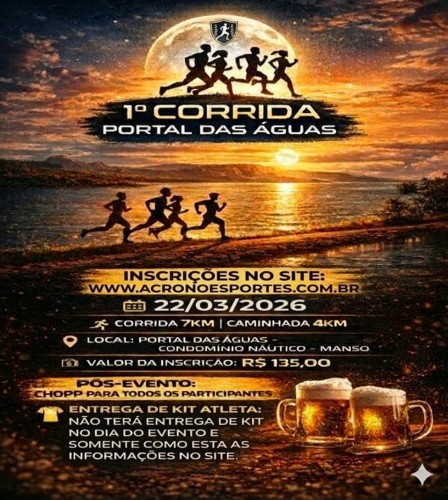 1° CORRIDA DO CONDOMINIO PORTAL DAS ÁGUAS