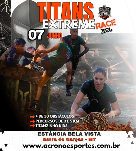 🛡️🏃 TITANS EXTREME 2026 - CORRIDA DE OBSTÁCULOS E AVENTURA