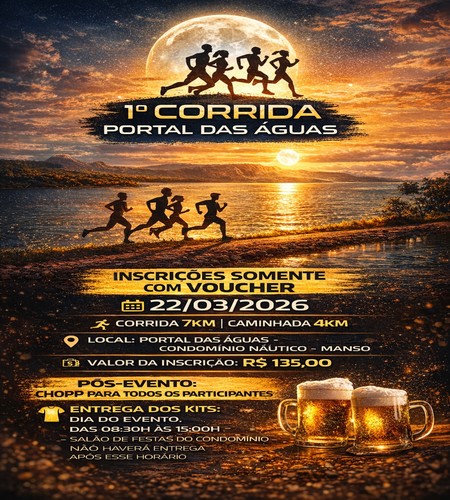 1° CORRIDA DO CONDOMINIO PORTAL DAS ÁGUAS