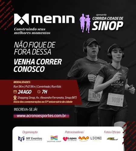 CORRIDA CIDADE DE SINOP - 2025