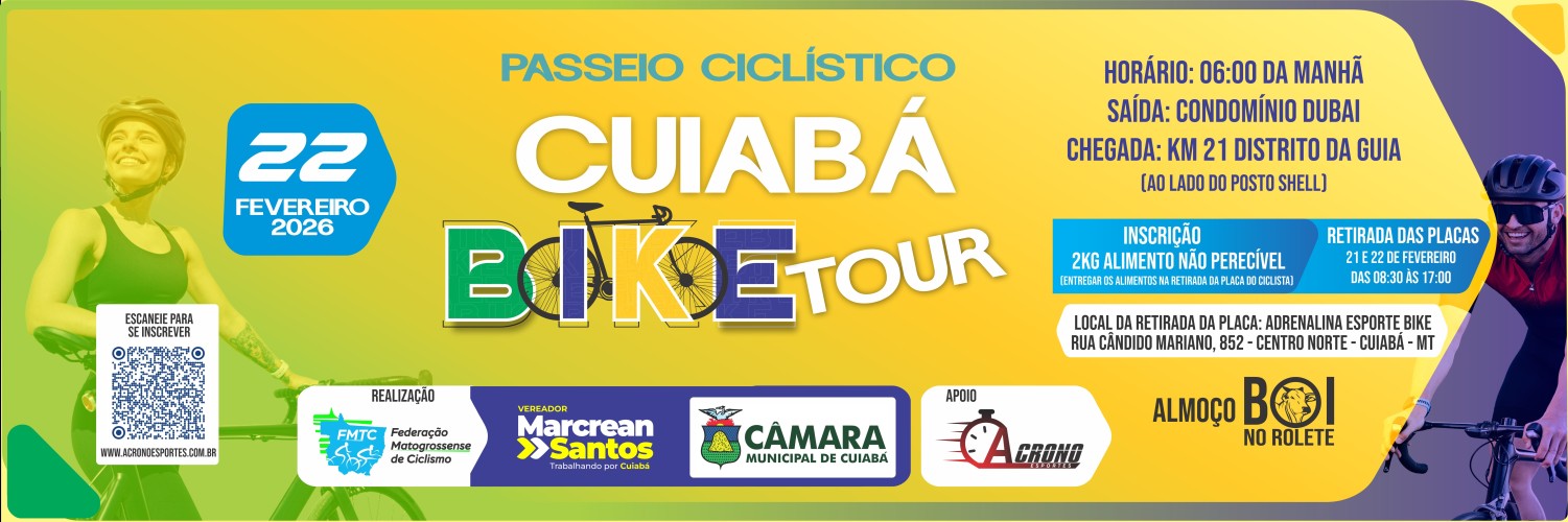2 º PASSEIO CICLISTICO BIKE TOUR - BOI NO ROLETE - EDIÇÃO FEVEREIRO DE 2026