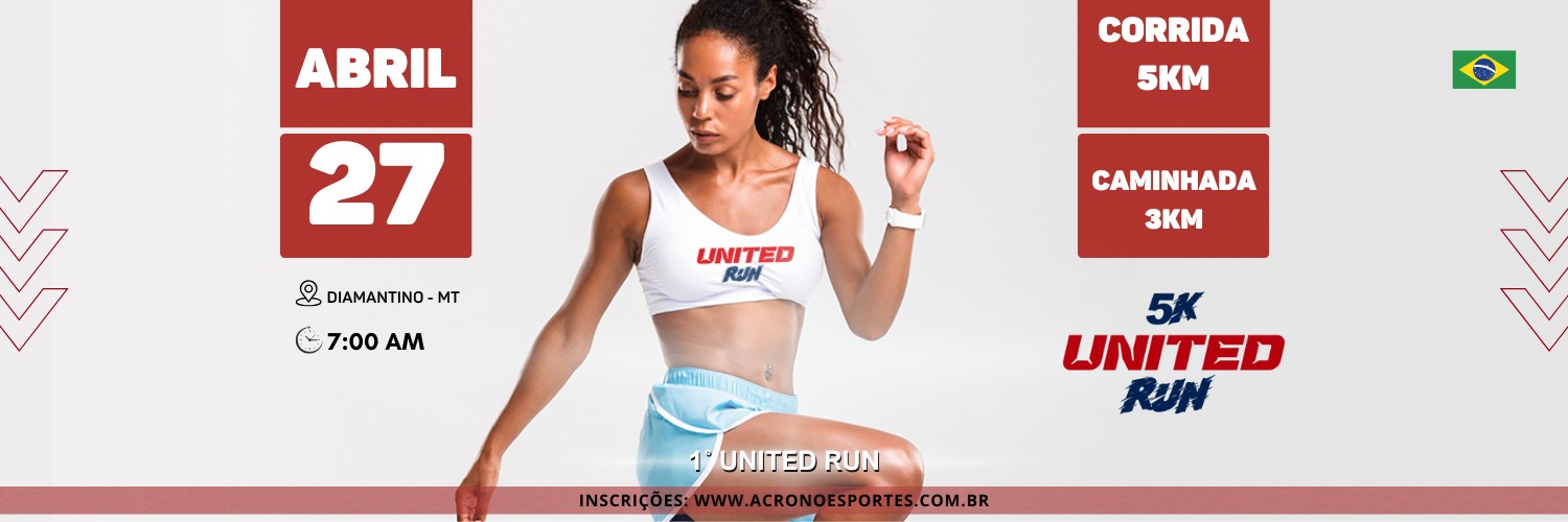 1º UNITED RUN - 5K CORRIDA E 3K CAMINHADA