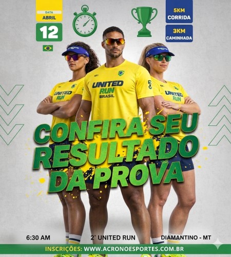 2º UNITED RUN - 5K CORRIDA E 3K CAMINHADA