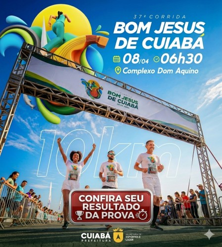 🏆RESULTADOS DA 37ª CORRIDA BOM JESUS DE CUIABÁ ⏱️
