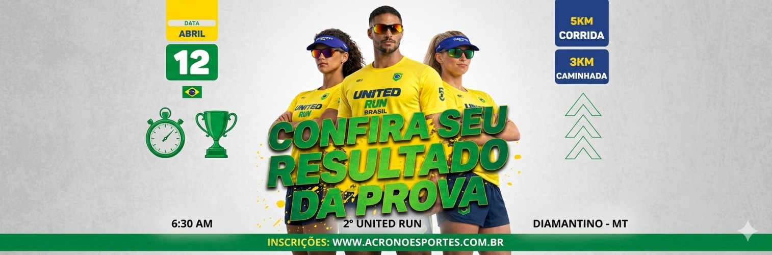 2º UNITED RUN - 5K CORRIDA E 3K CAMINHADA
