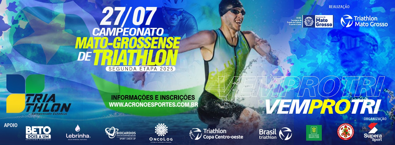 CAMPEONATO MATO-GROSSENSE DE TRIATHLON 2ª ETAPA - 2025