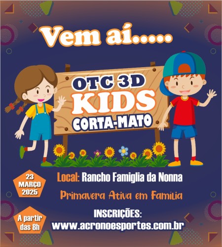 OTC 3D KIDS CORTA-MATO - Primavera Ativa em família