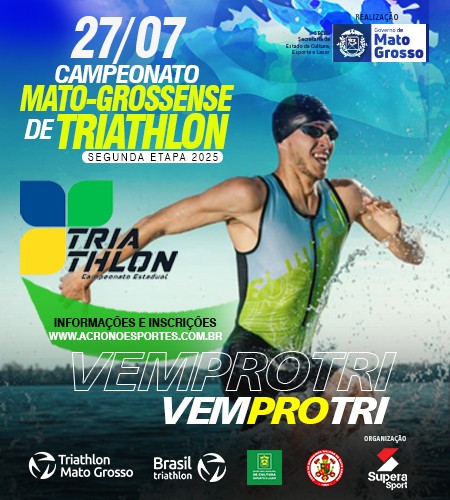 CAMPEONATO MATO-GROSSENSE DE TRIATHLON 2ª ETAPA - 2025