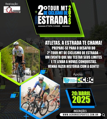 2º TOUR MT DE CICLISMO DE ESTRADA - CUIABÁ - MT - 2025